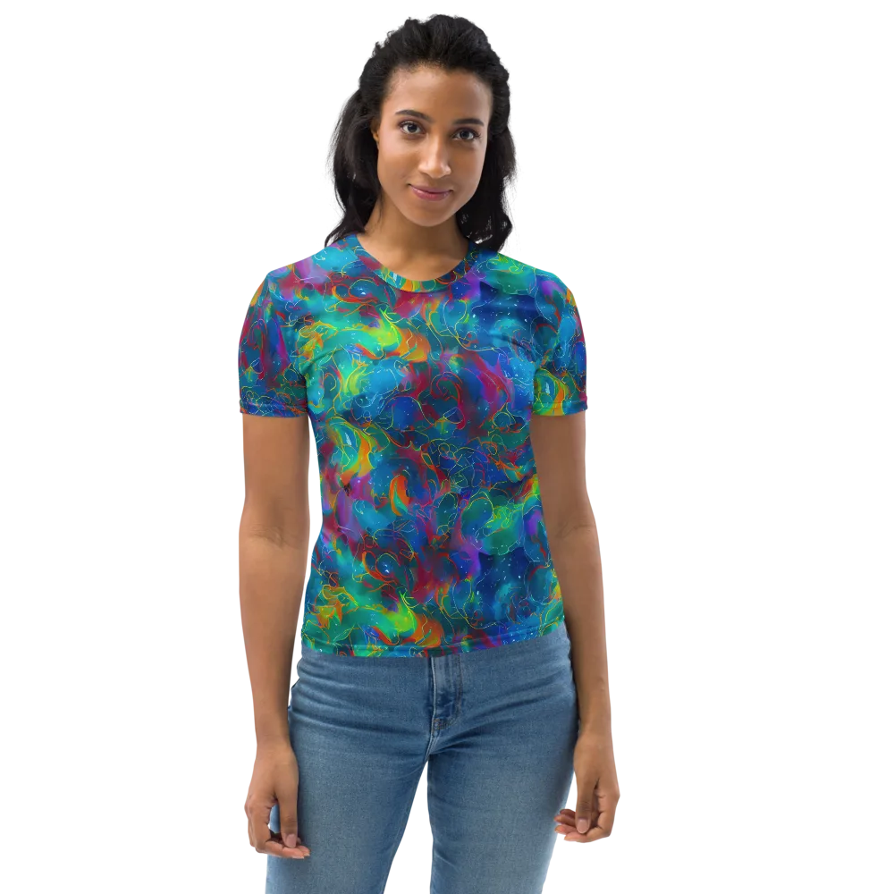 Chromatic Tidalwave on Women's Crew Neck T-Shirt — Front