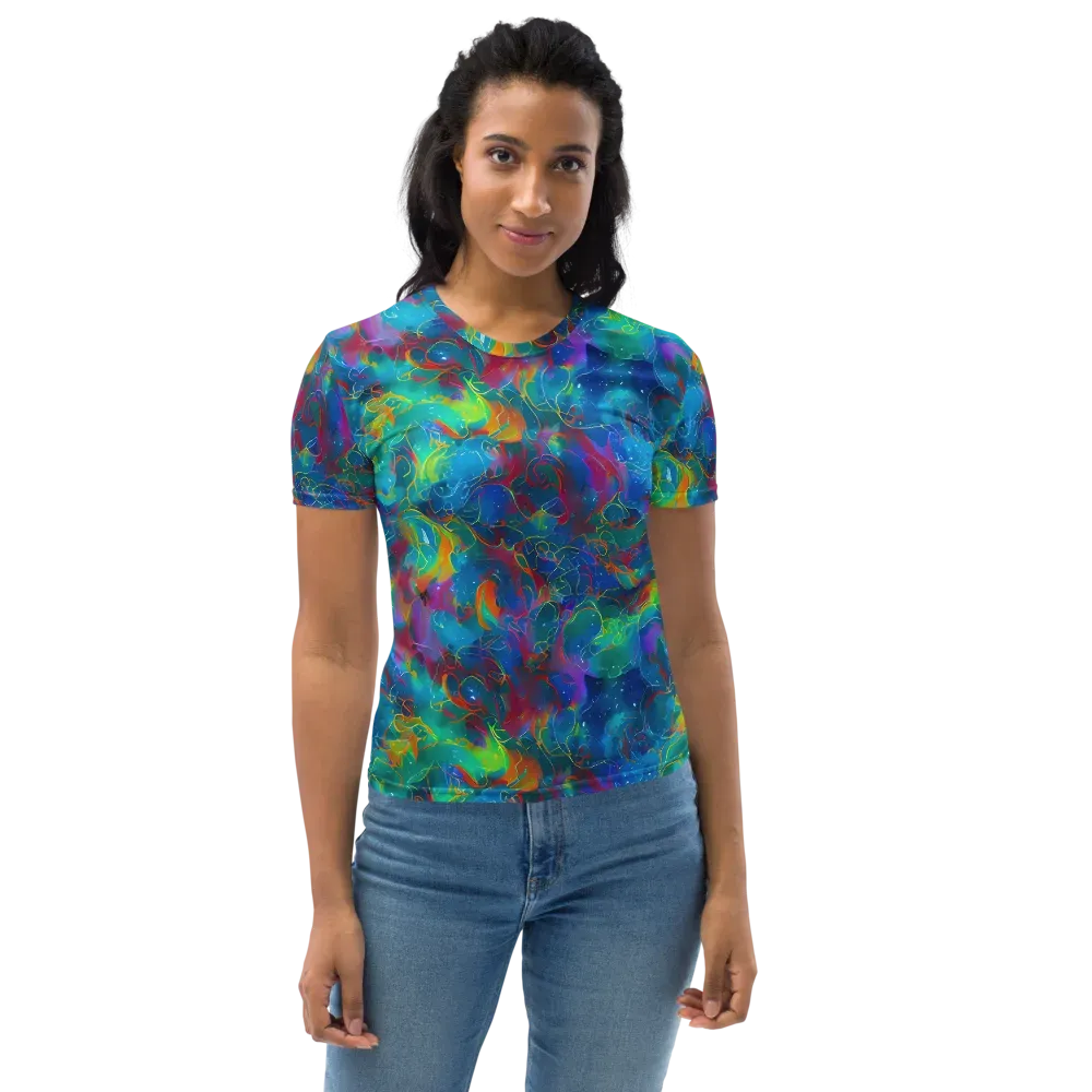 Chromatic Tidalwave on Women's Crew Neck T-Shirt — Front