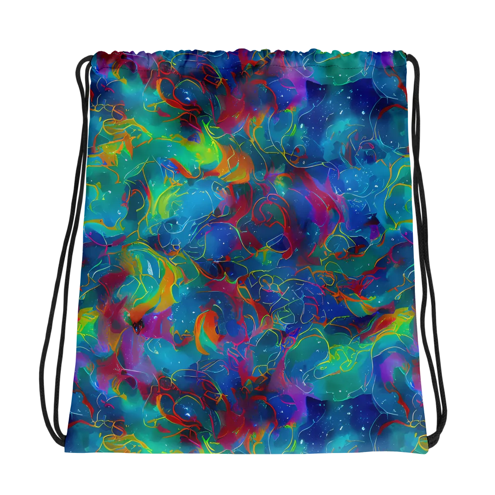 Chromatic Tidalwave on Drawstring Bag — Photo