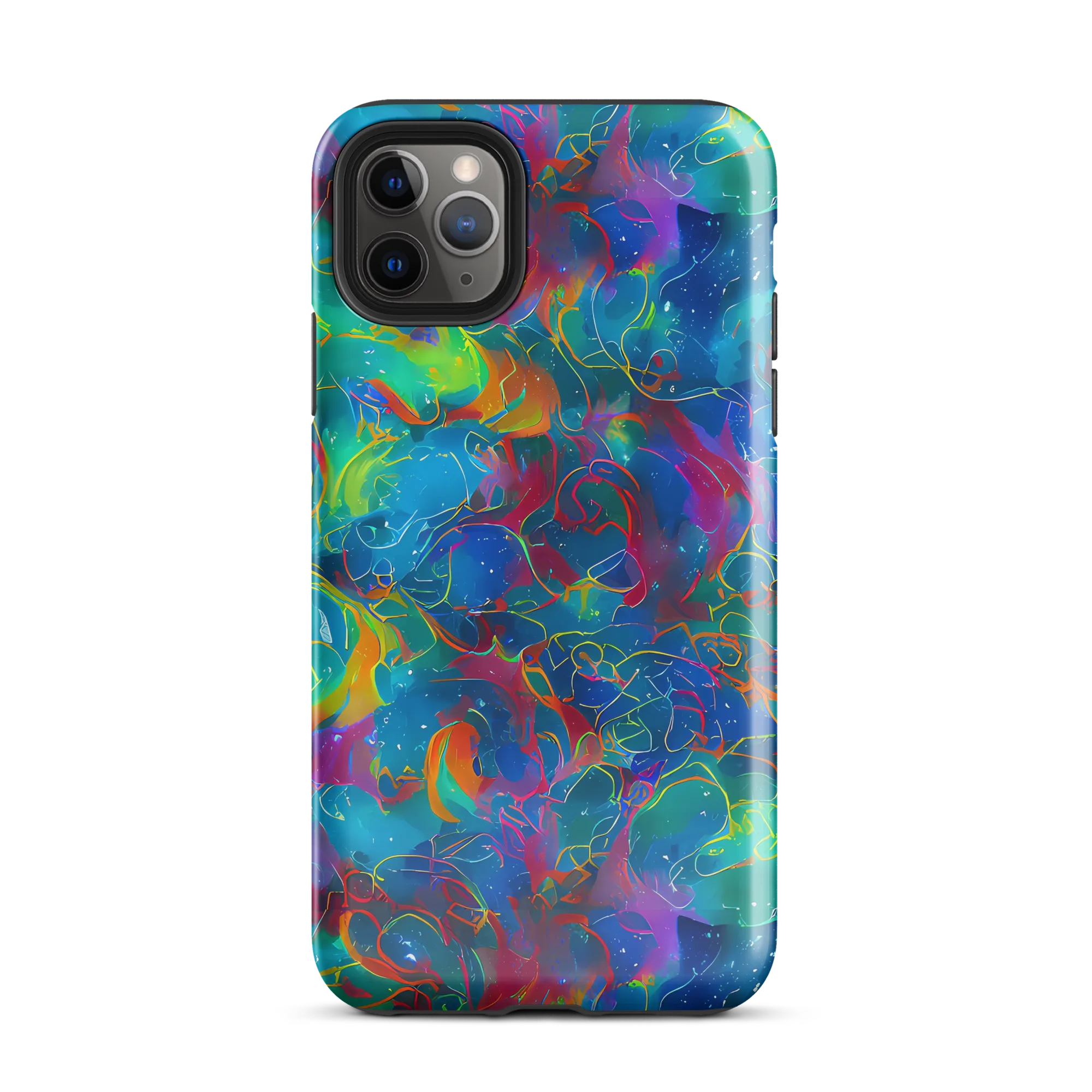 Chromatic Tidalwave on Tough Case for iPhone® — Front