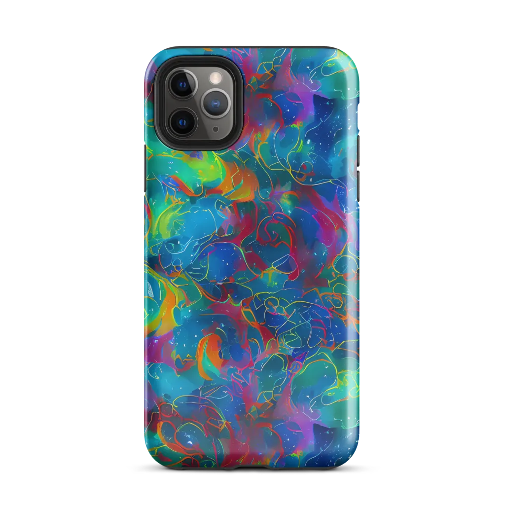Chromatic Tidalwave on Tough Case for iPhone® — Front