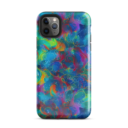 Chromatic Tidalwave on a Tough Case for iPhone®