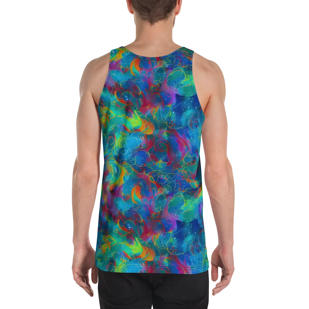 Chromatic Tidalwave on Men's Tank Top — Back