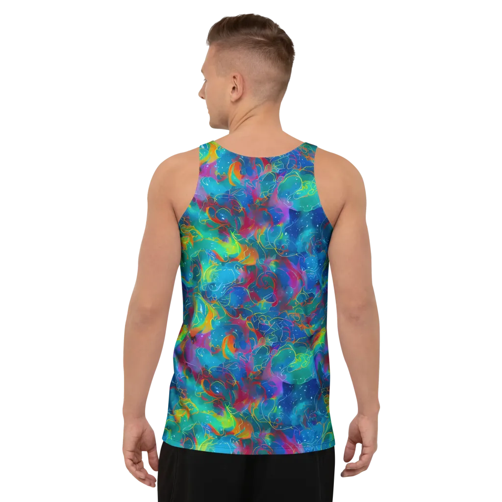 Chromatic Tidalwave on Men's Tank Top — Back