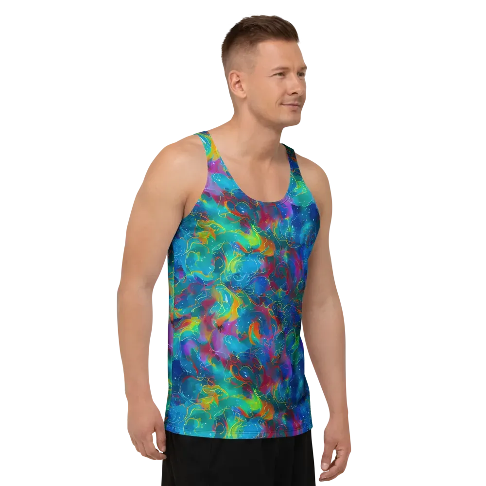 Chromatic Tidalwave on Men's Tank Top — Right Front