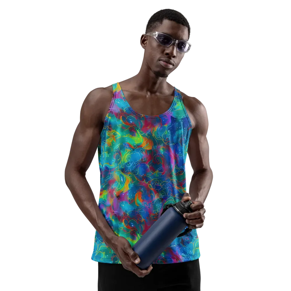 Chromatic Tidalwave on Men's Tank Top — Front