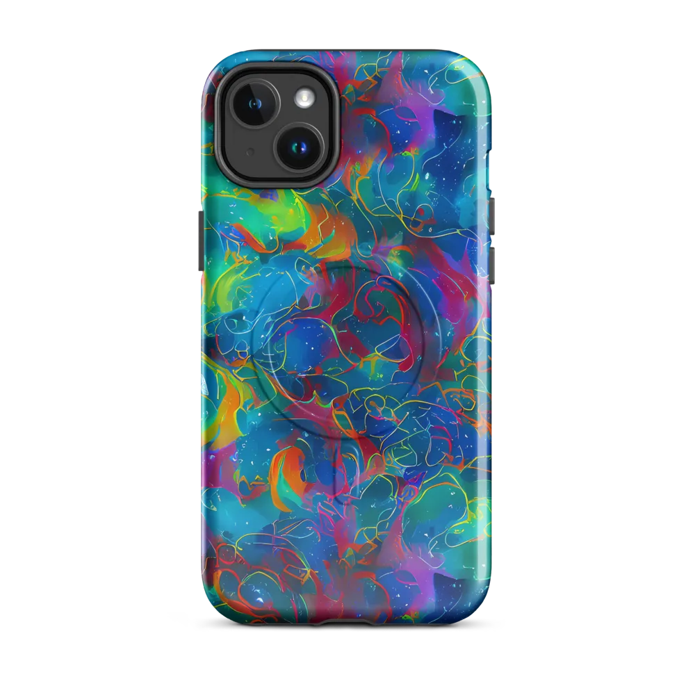 Chromatic Tidalwave on MagSafe Tough Case for iPhone® — Front