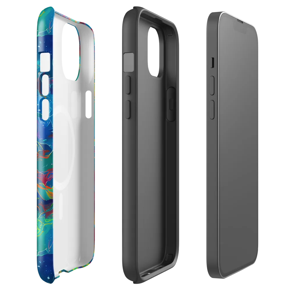 Chromatic Tidalwave on MagSafe Tough Case for iPhone® — Front