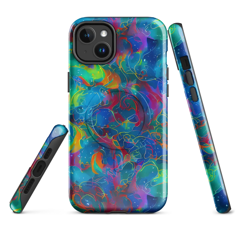 Chromatic Tidalwave on MagSafe Tough Case for iPhone® — Front
