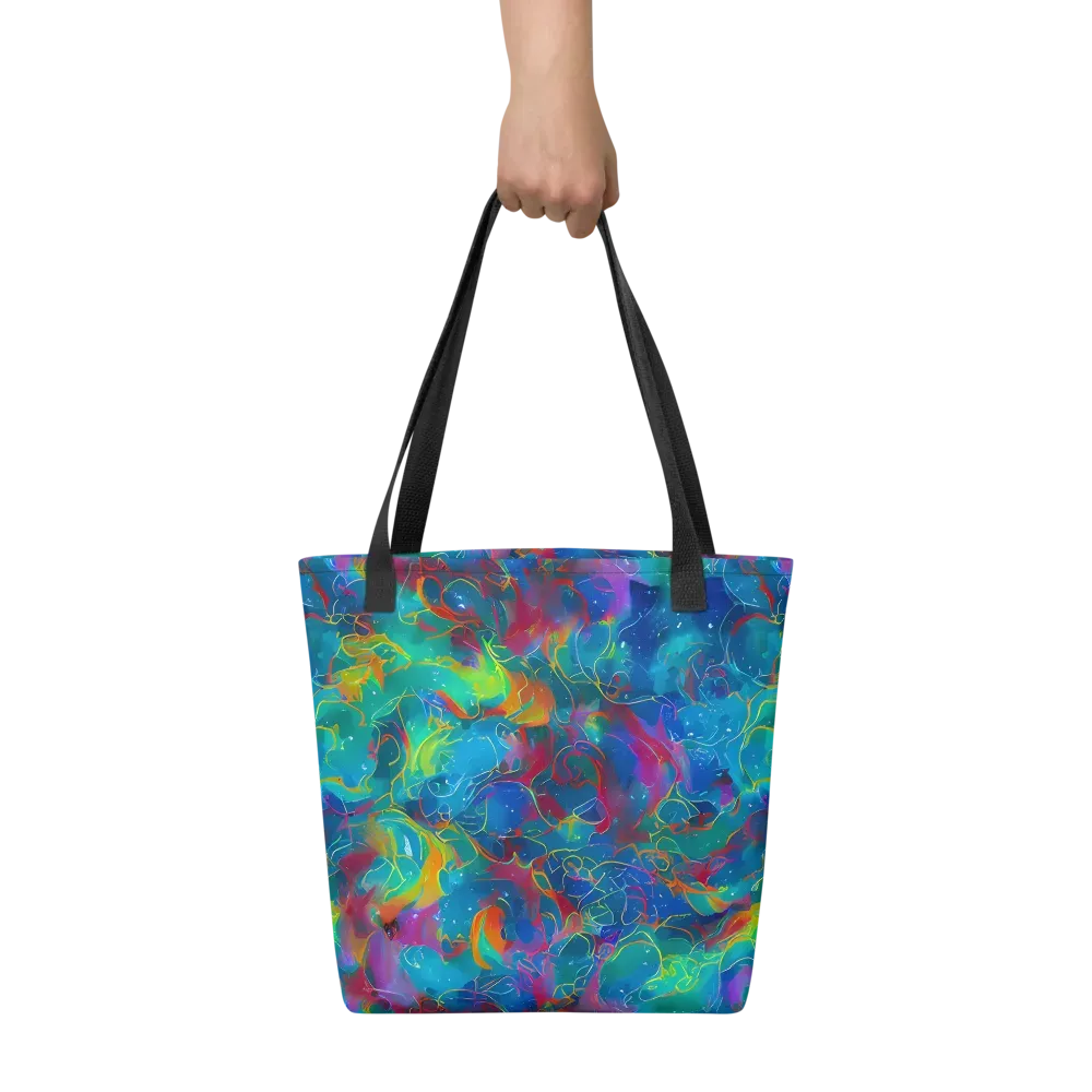 Chromatic Tidalwave on Tote Bag — Front