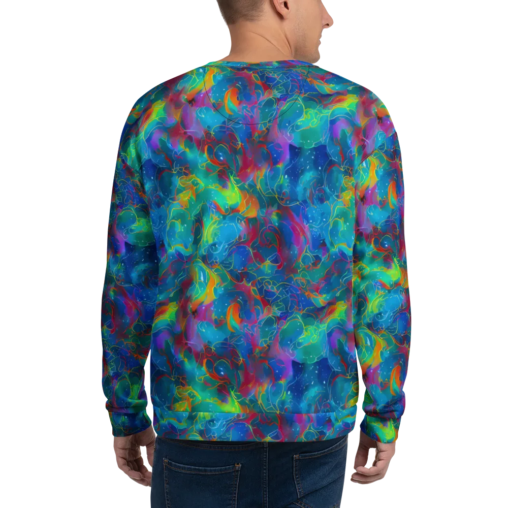 Chromatic Tidalwave on Sweatshirt — Back