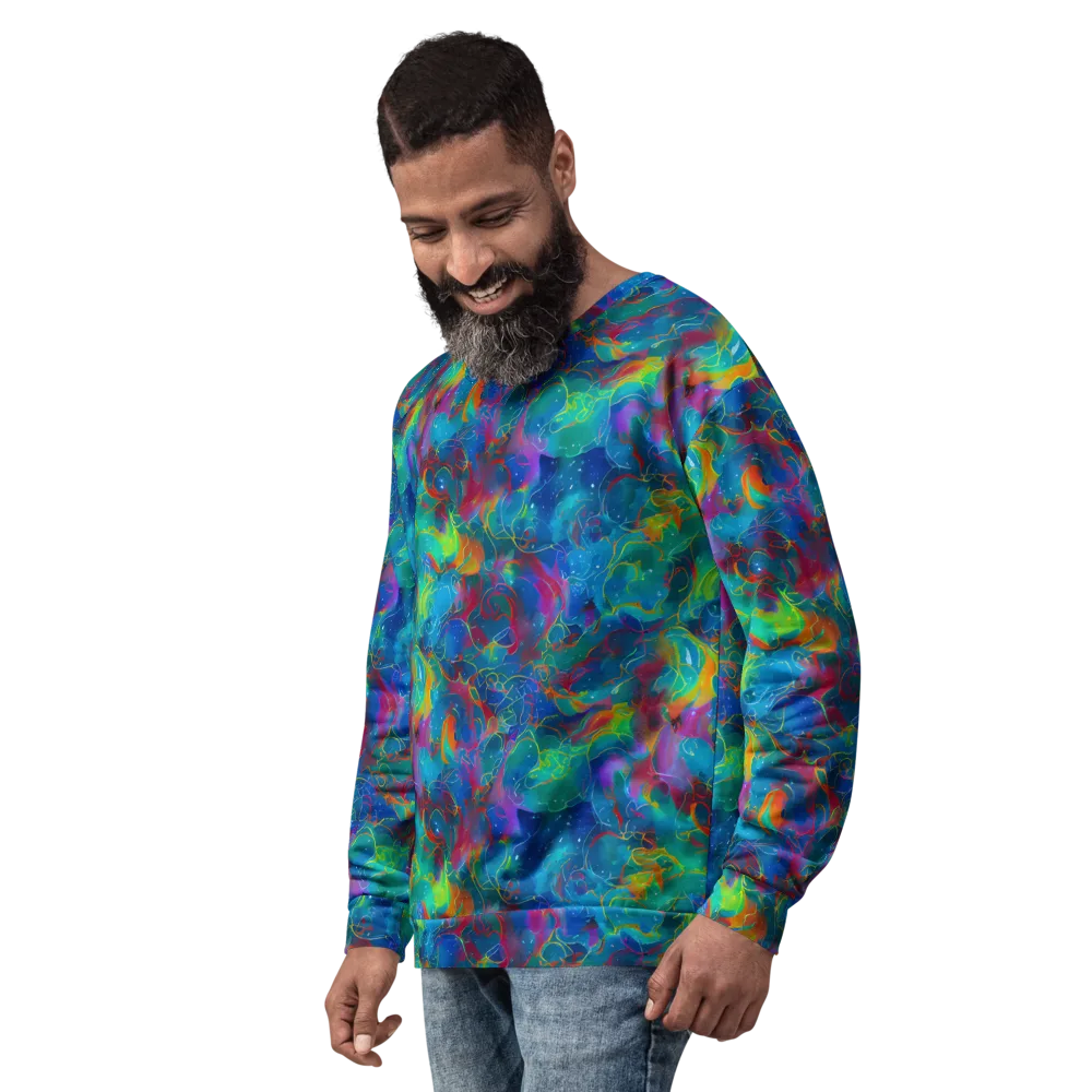 Chromatic Tidalwave on Sweatshirt — Left Front