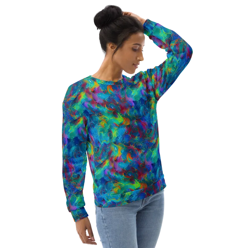 Chromatic Tidalwave on Sweatshirt — Right Front