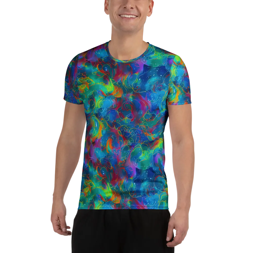Chromatic Tidalwave on Men's Athletic T-Shirt — Front