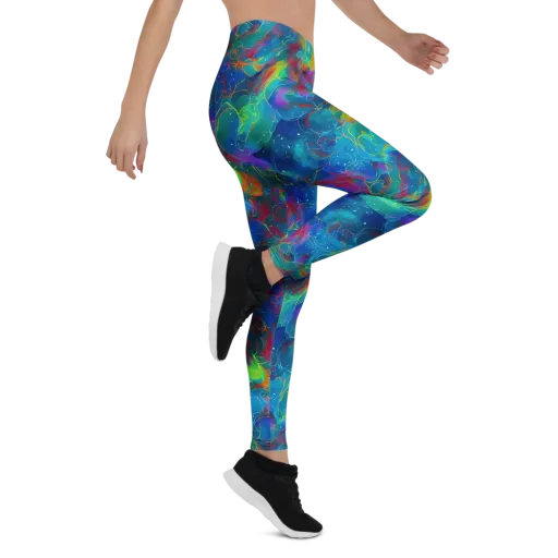 Chromatic Tidalwave on a Leggings