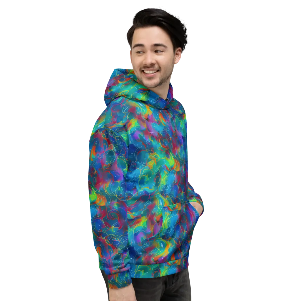Chromatic Tidalwave on Hoodie — Right