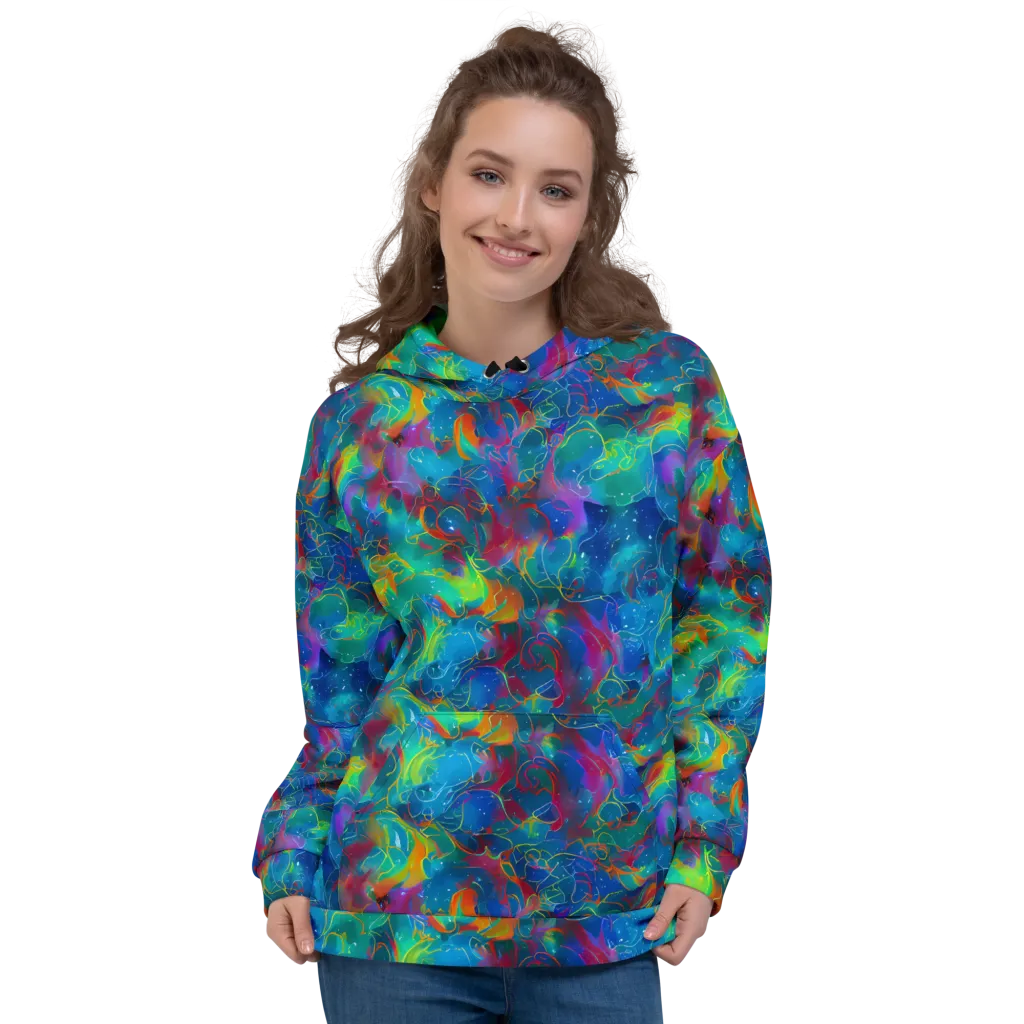 Chromatic Tidalwave on Hoodie — Front