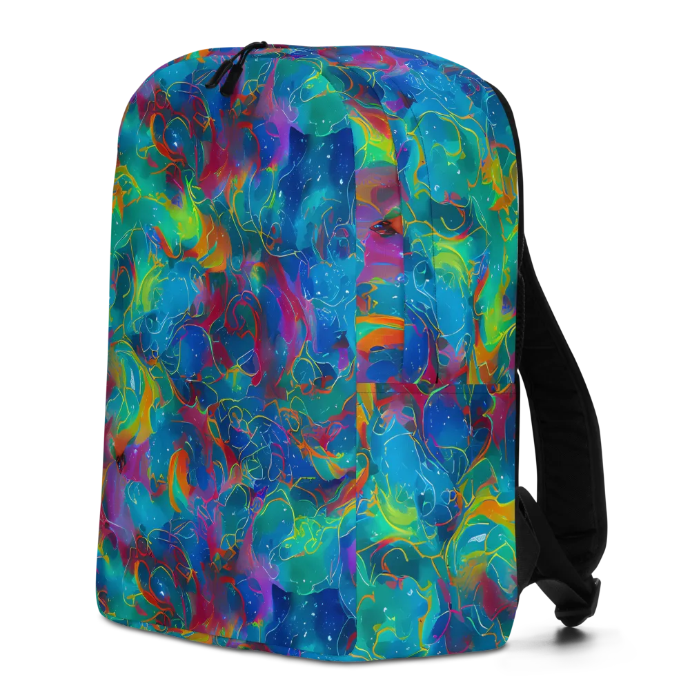 Chromatic Tidalwave on Minimalist Backpack — Left