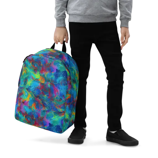 Chromatic Tidalwave on a Minimalist Backpack
