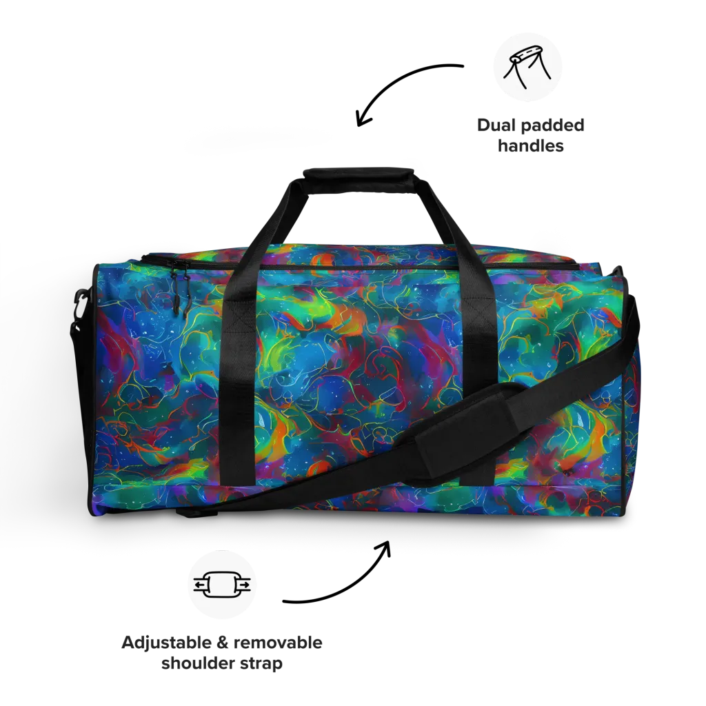 Chromatic Tidalwave on Duffle Bag — Front
