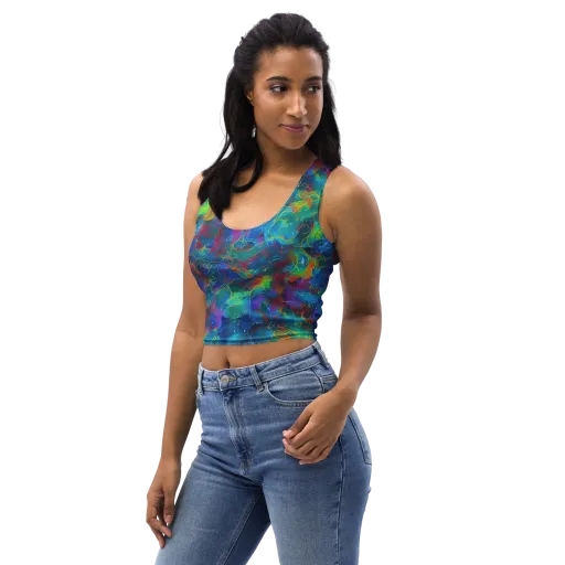 Chromatic Tidalwave on a Crop Top