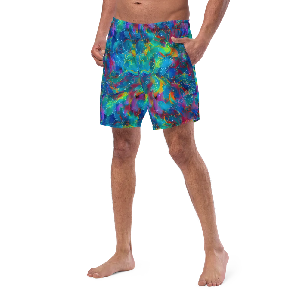 Chromatic Tidalwave on Swim Trunks — Left Front