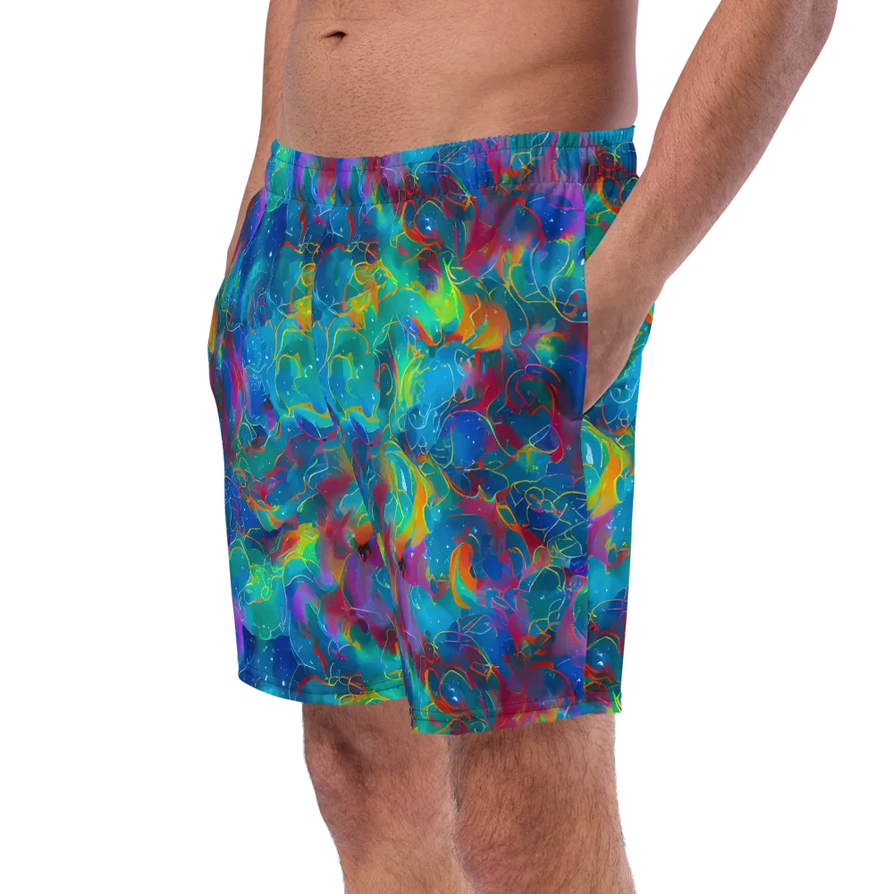 Chromatic Tidalwave on Swim Trunks — Left Front