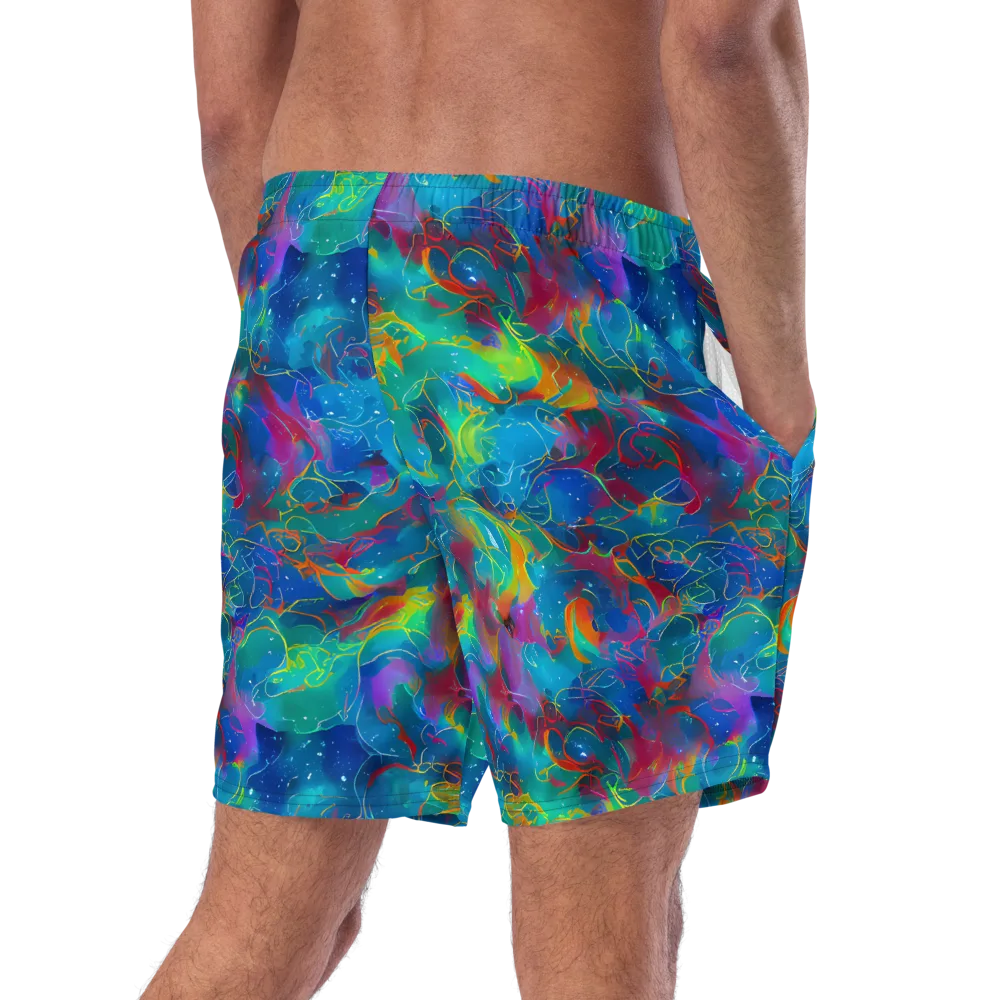 Chromatic Tidalwave on Swim Trunks — Right Back