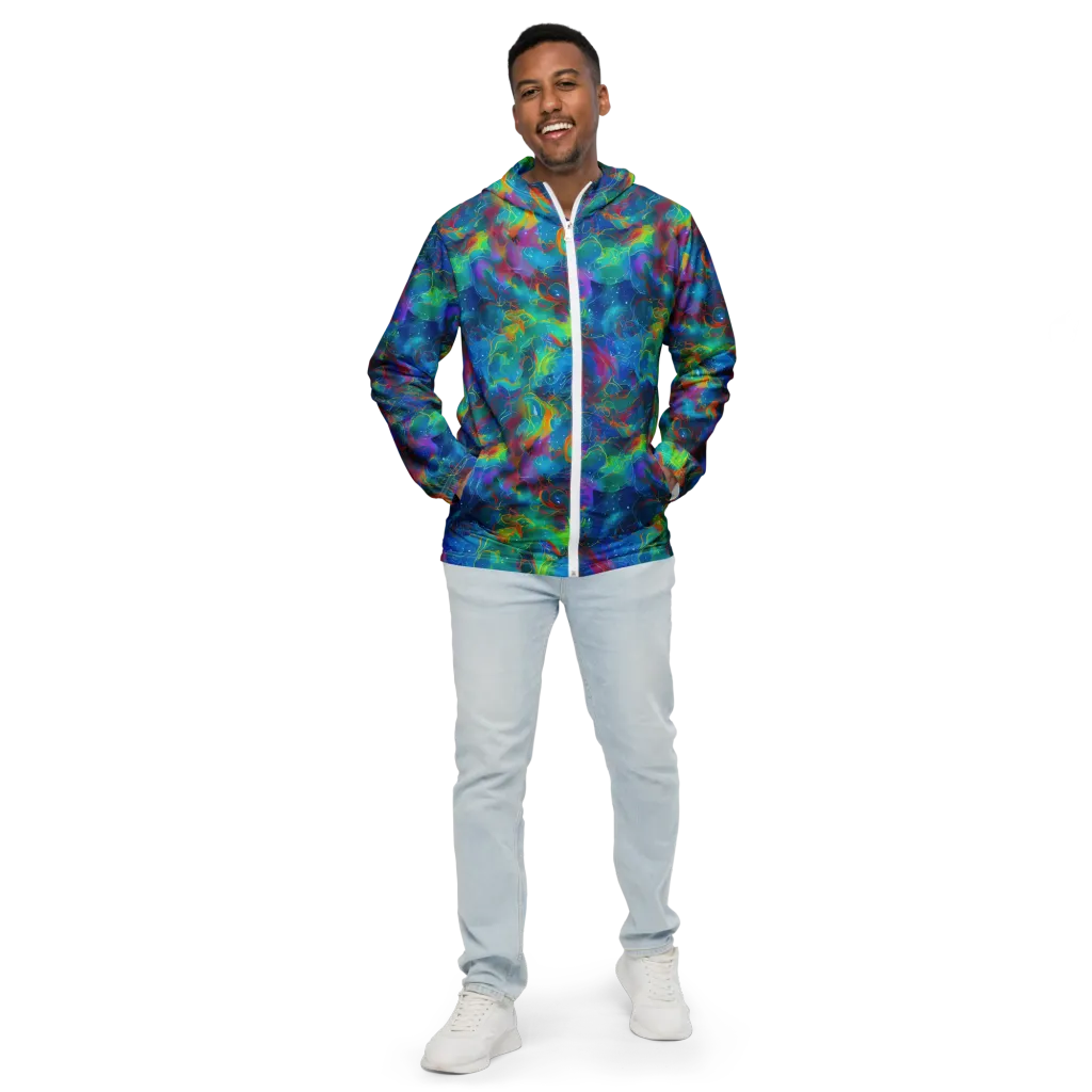 Chromatic Tidalwave on Men's Windbreaker — Front