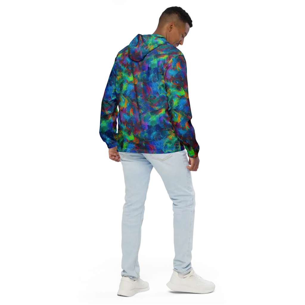 Chromatic Tidalwave on Men's Windbreaker — Back