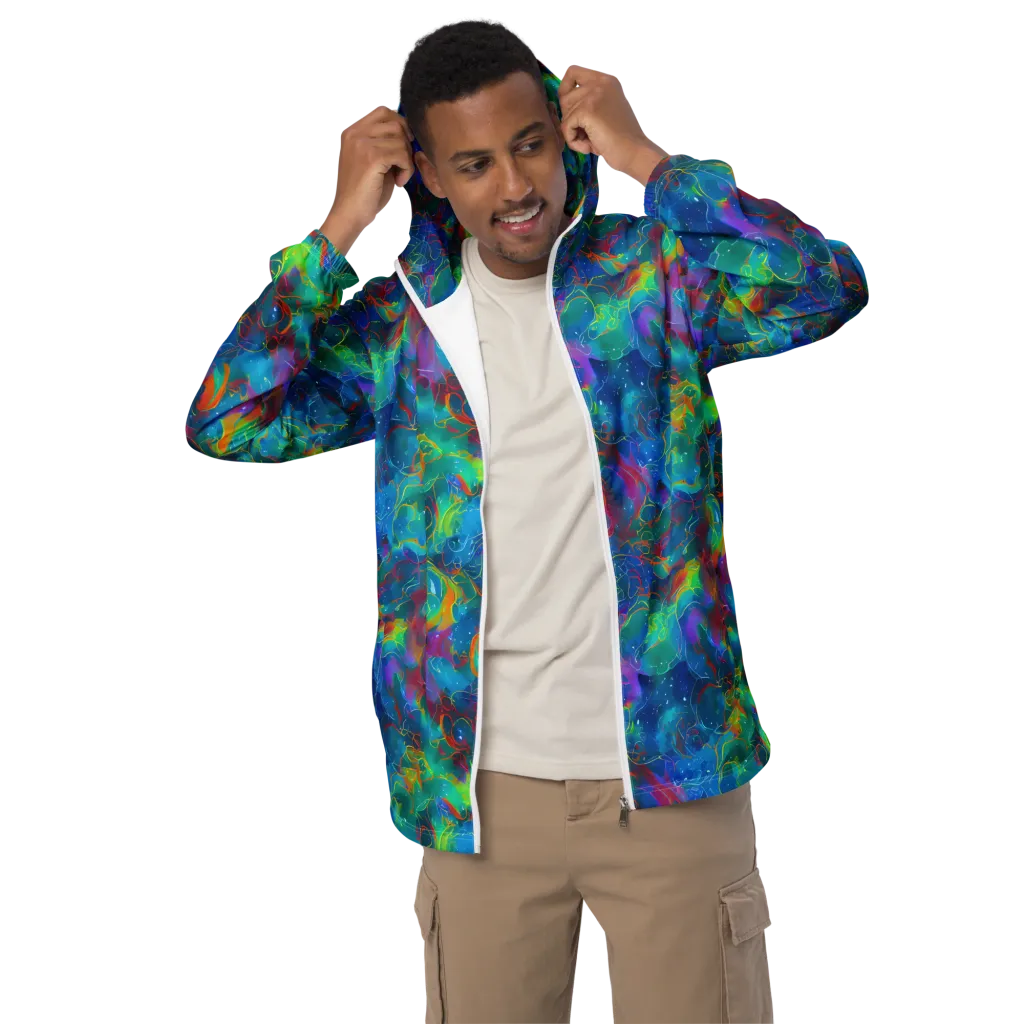 Chromatic Tidalwave on Men's Windbreaker — Front