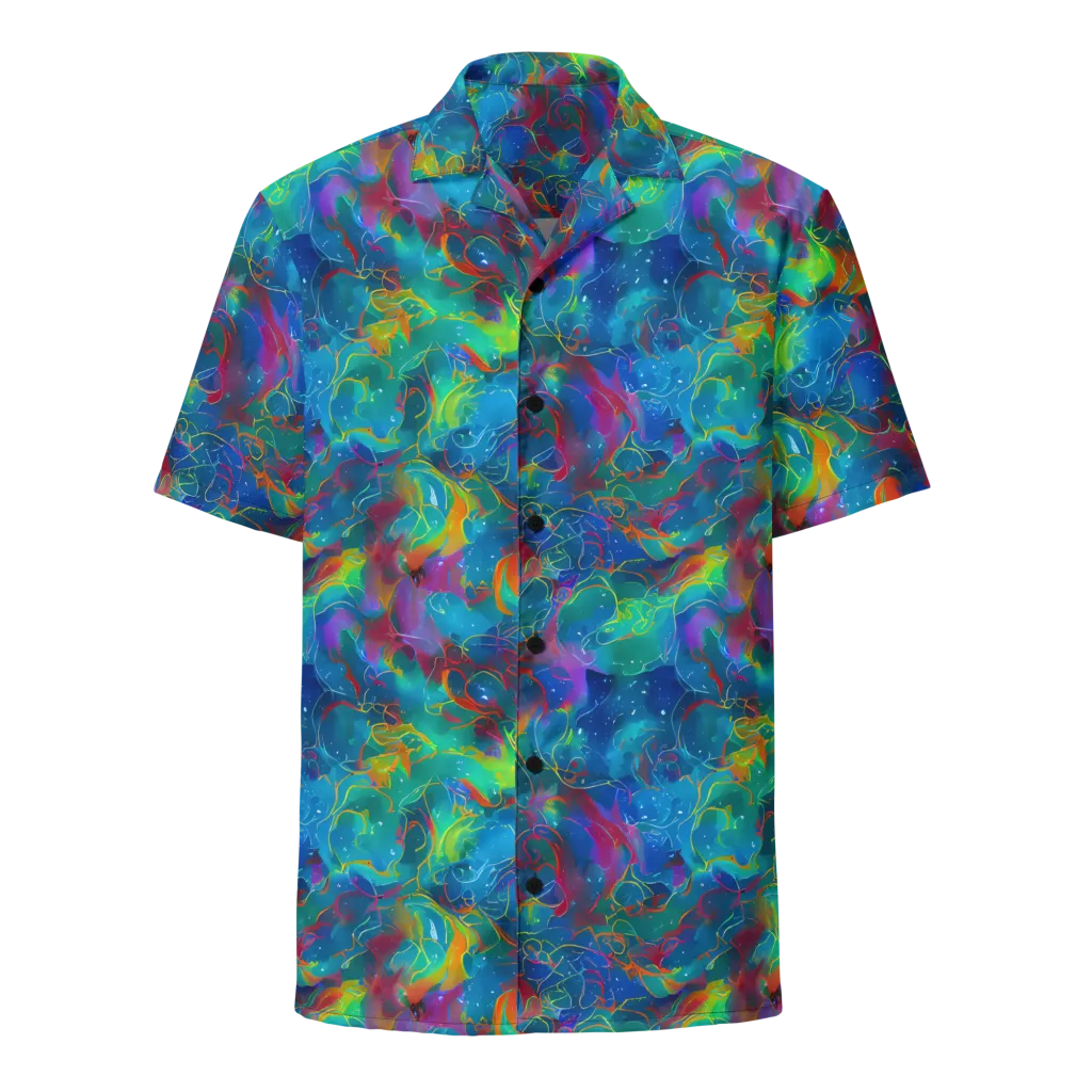 Chromatic Tidalwave on Button Shirt — Front