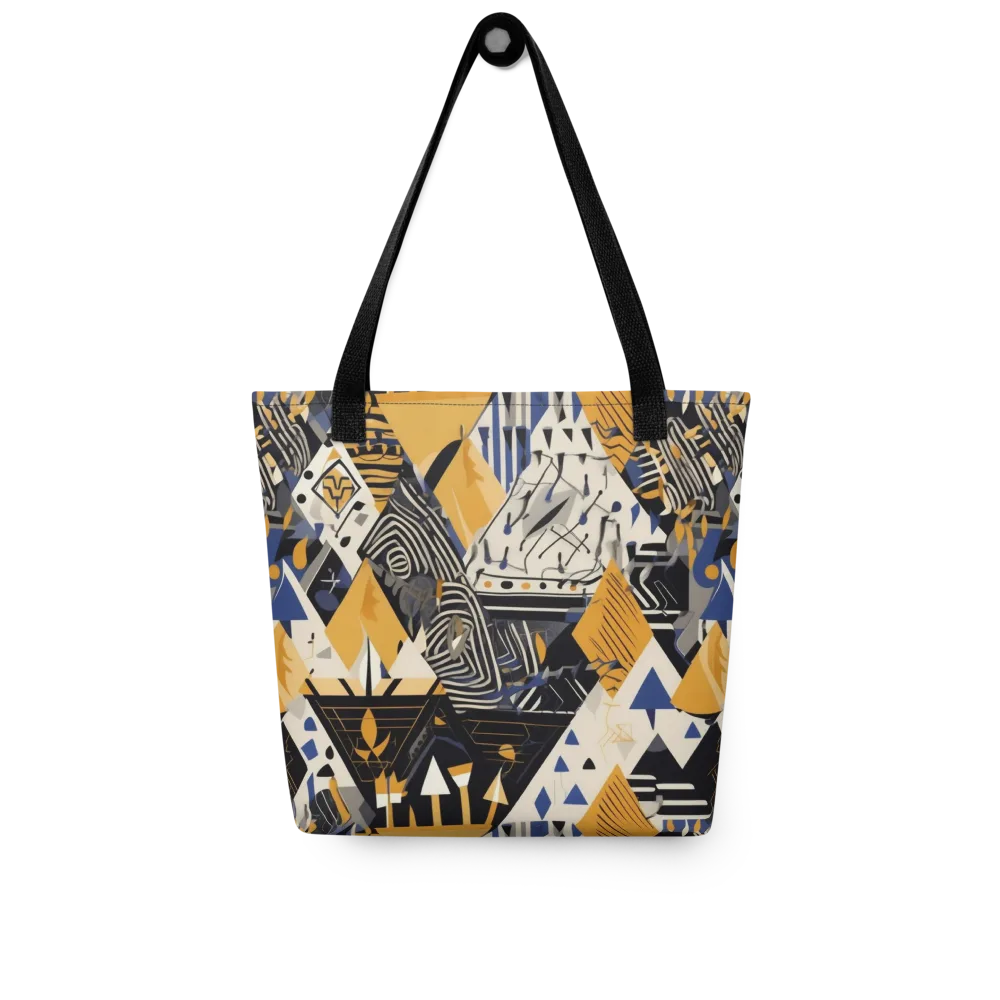 Golden Circuitry on Tote Bag — Front