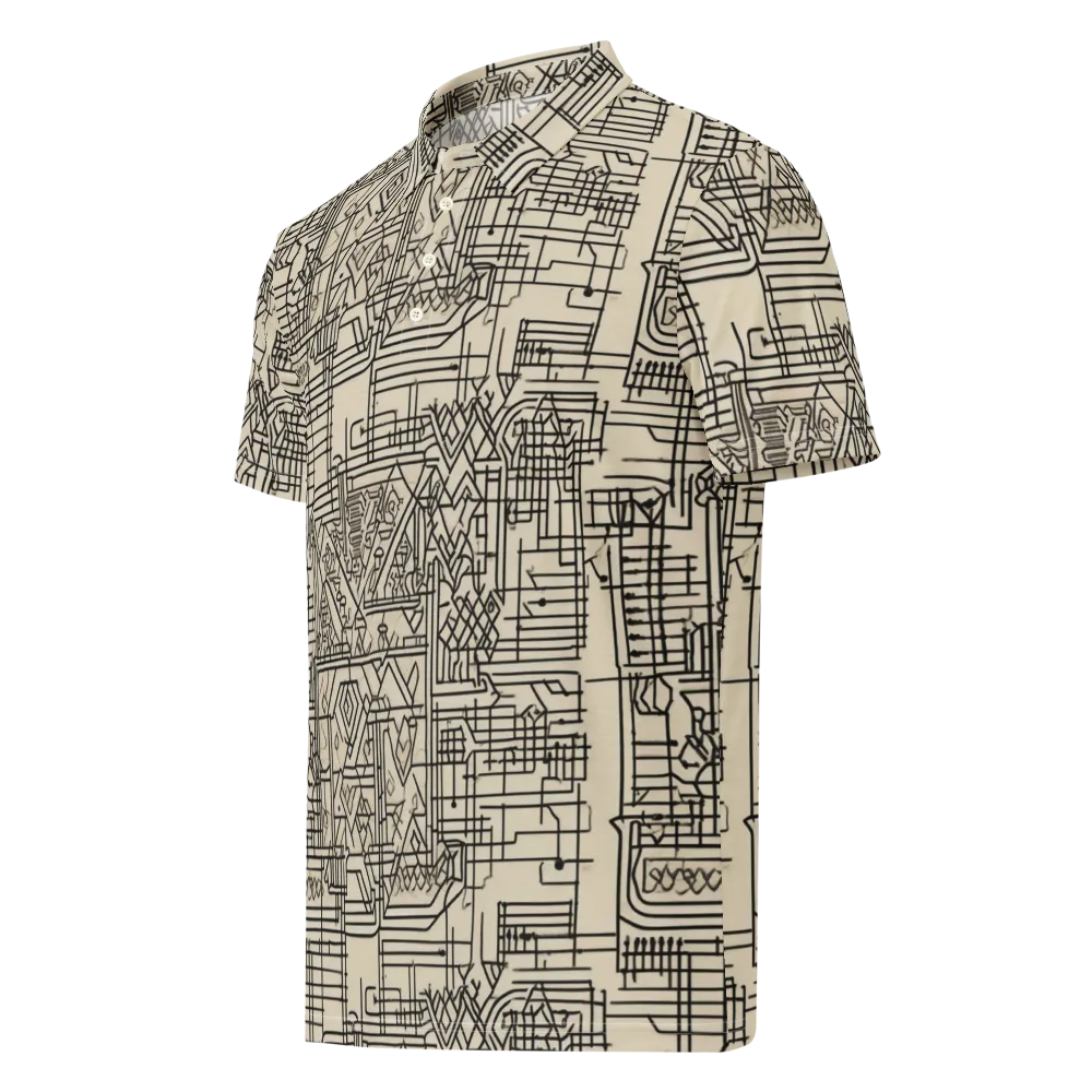 Blueprint Rhapsody on Men's Slim Fit Polo Shirt — Left Front