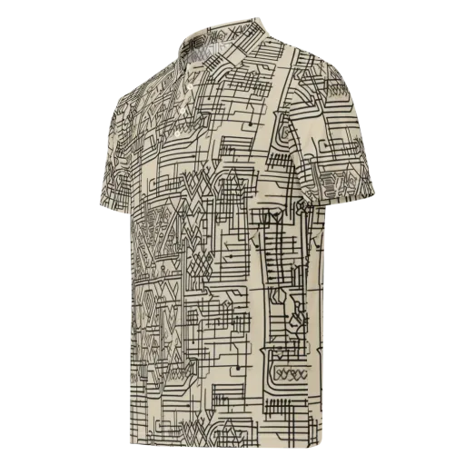 Blueprint Rhapsody on a Men's Slim Fit Polo Shirt