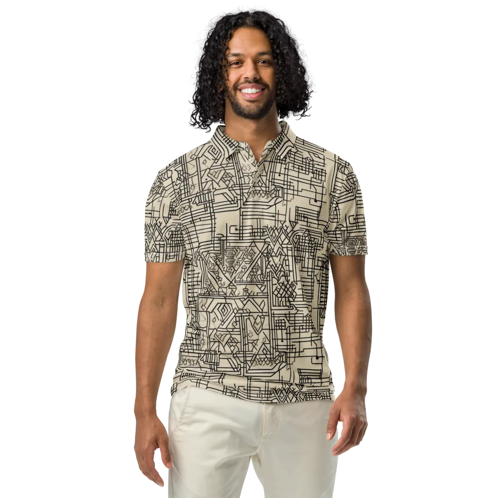 Blueprint Rhapsody on Men's Slim Fit Polo Shirt — Front
