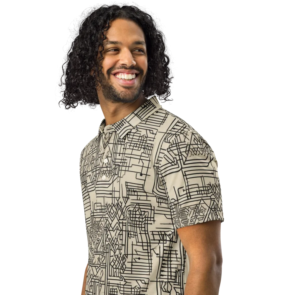 Blueprint Rhapsody on Men's Slim Fit Polo Shirt — Left Front