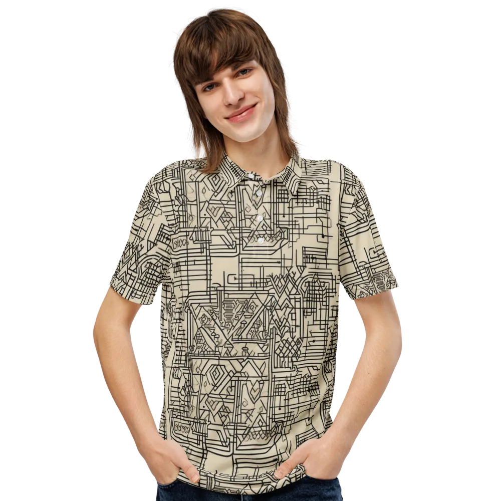 Blueprint Rhapsody on Men's Slim Fit Polo Shirt — Front