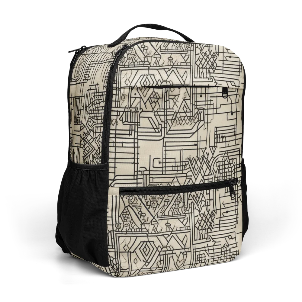 Blueprint Rhapsody on Utility Backpack — Right Front