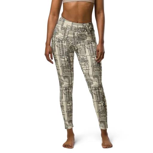 Blueprint Rhapsody on a Yoga Leggings