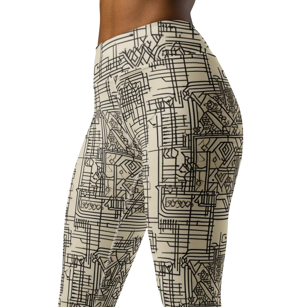 Blueprint Rhapsody on Yoga Leggings — Left Front