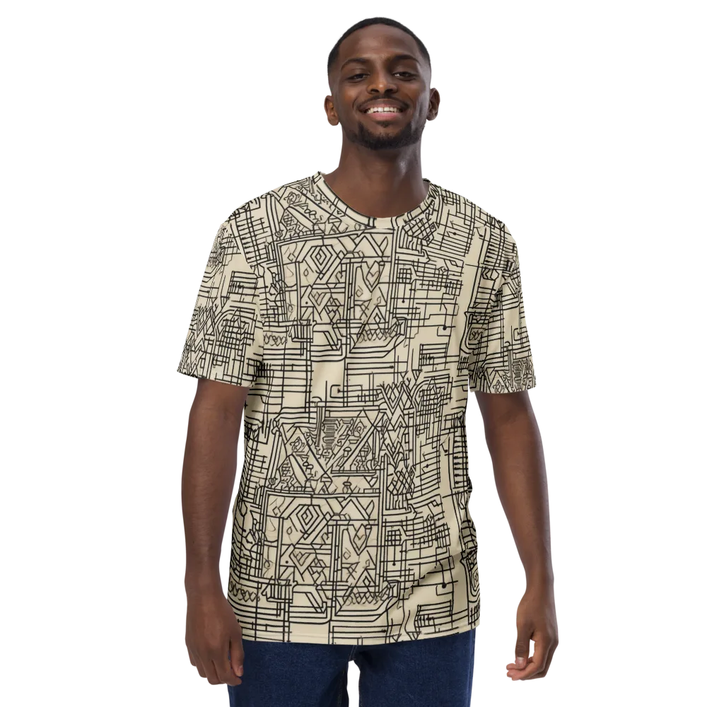 Blueprint Rhapsody on Men's Crew Neck T-Shirt — Front