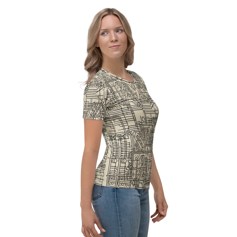 Blueprint Rhapsody on Women's Crew Neck T-Shirt — Right