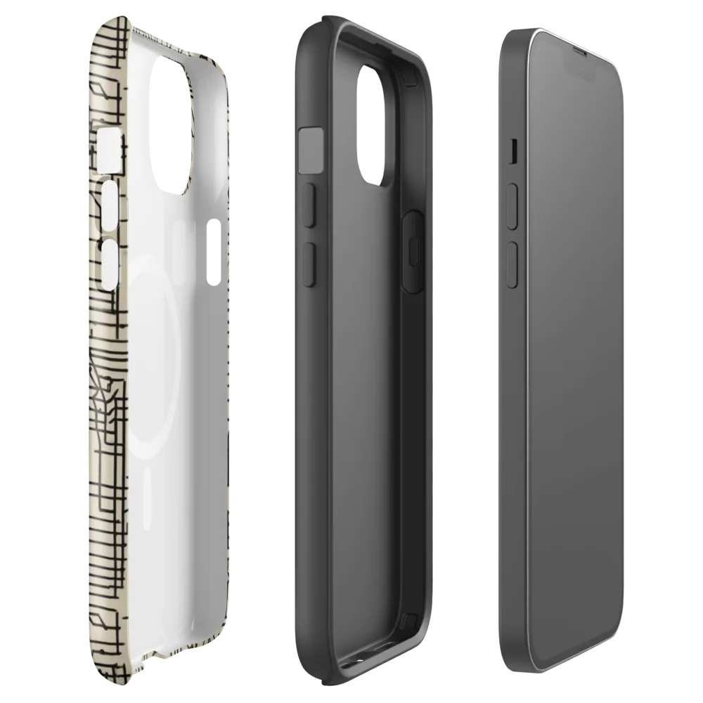 Blueprint Rhapsody on MagSafe Tough Case for iPhone® — Front