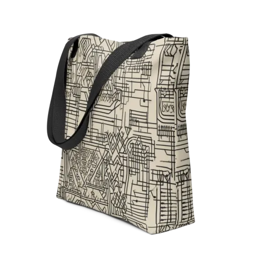 Blueprint Rhapsody on a Tote Bag