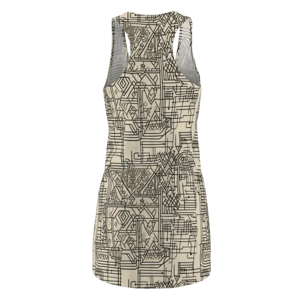 Blueprint Rhapsody on Racerback Dress — Back