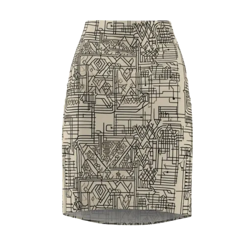 Blueprint Rhapsody on a Pencil Skirt