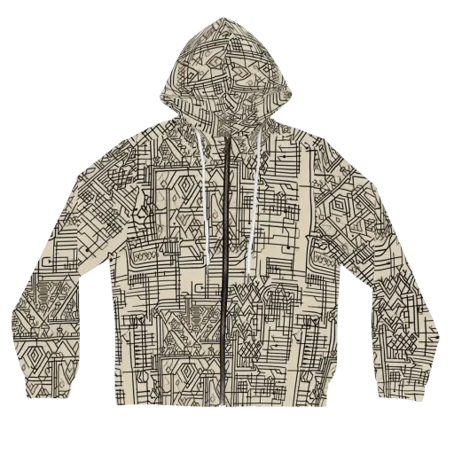 Blueprint Rhapsody on a Women's Full-Zip Hoodie