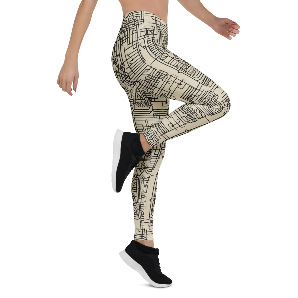 Blueprint Rhapsody on Leggings — Right