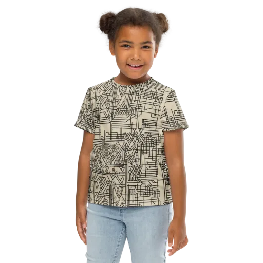 Blueprint Rhapsody on a Kids Crew Neck T-Shirt